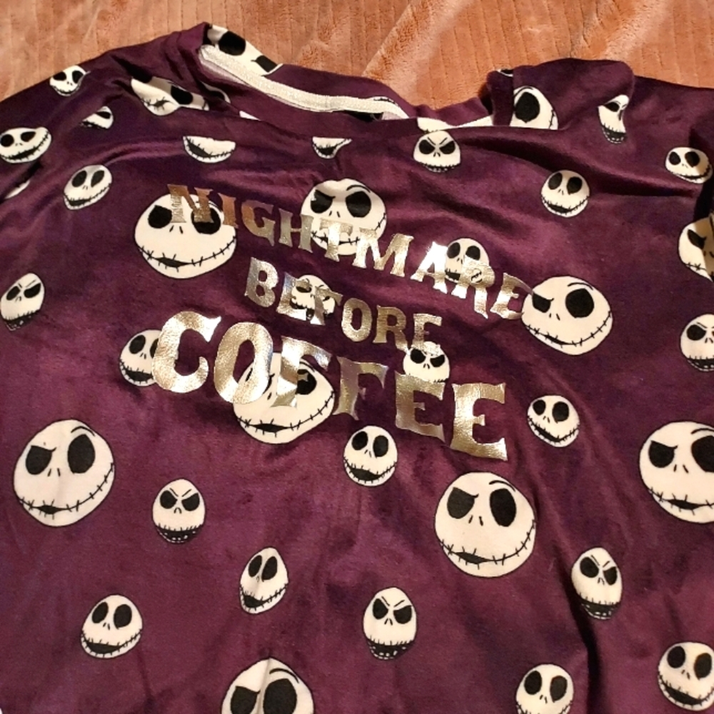 Nightmare before Christmas pjs 2xl never worn